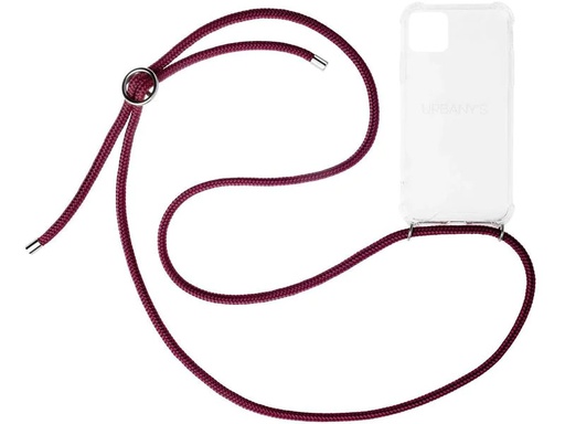 [90272307 1487428] Urbany's Necklace Case iPhone 14 Pro Red Wine