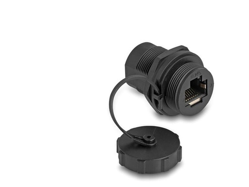 [90272415 1500481] Delock Kupplung RJ45 Cat.6A mit Verschlusskappe 1 Stück