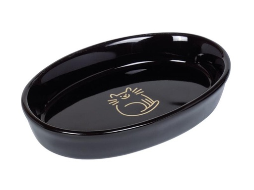 [90272448 1426641] Nobby Keramiknapf Golden Fish Bone, 17 x 11 x 2.5 cm, 0.12 l