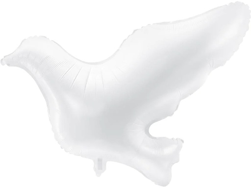 [90272783 1300108] Partydeco Folienballon Taube Weiss