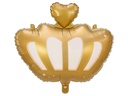 Partydeco Folienballon Krone 52 x 42 cm, Gold