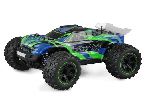 [90272982 1494625] Amewi Truggy Hyper GO Brushed 4WD, Blau/Grün 1:16, RTR