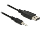 Delock USB 2.0-Kabel TTL 2.5 mm 3 Pin (5 V) USB A - Klinke 1.8 m
