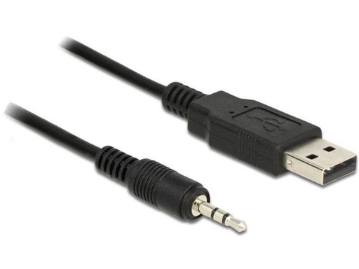 [90046616 377427] Delock USB 2.0-Kabel TTL 2.5 mm 3 Pin (5 V) USB A - Klinke 1.8 m
