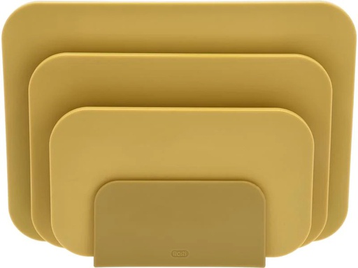 [90273050 1504933] Rosti Schneidebrett-Set Choptima 3-teilig, Curry