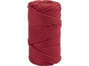 Creativ Company Baumwollgarn Macramé Kordel Rot