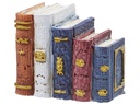 HobbyFun Mini-Utensilien Bücher 4 cm