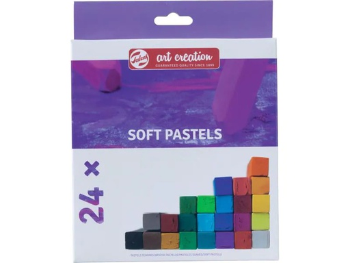 [90004644 997150] Talens Pastellkreide Soft Pastels 24er Set, Mehrfarbig