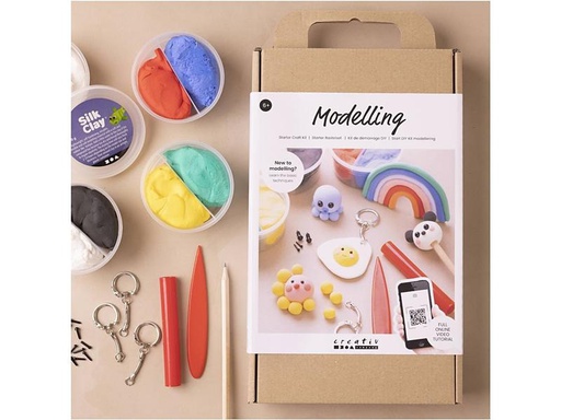 [90273310 1468171] Creativ Company Bastelset Starter Modellieren Modelliermasse