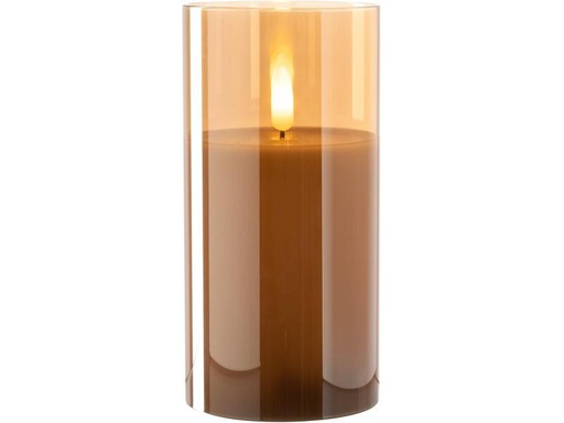 [90273323 1504983] Leonardo LED-Kerze Autentico 16 x 8 cm, Gold