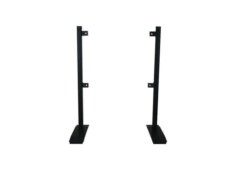 [90046698 545478] Audioraq Tischständer Premium Twin 80 max. 50 kg Schwarz