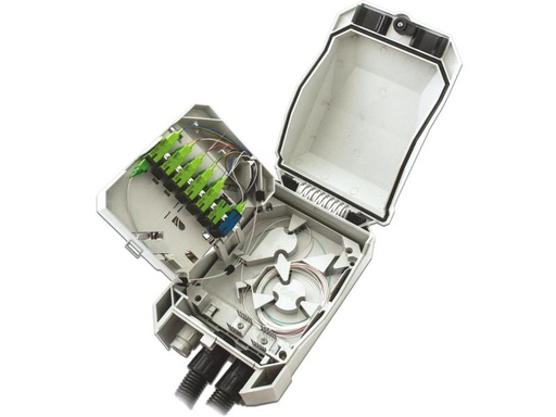[90004651 874017] Lightwin Spleissbox IP55 Wandbox Mittel PS8, Kassette &amp; Kupplungen