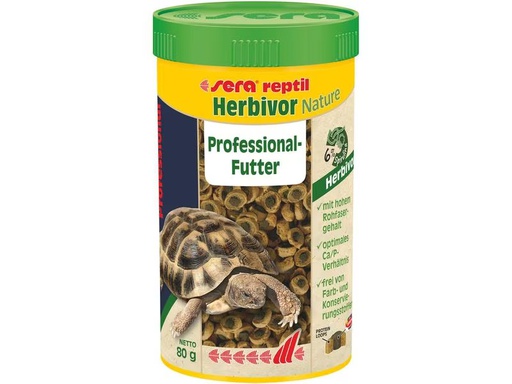 [90273463 1479213] sera Ergänzungsfutter reptil Prof. Herbivor Nature, 250 ml, 80g