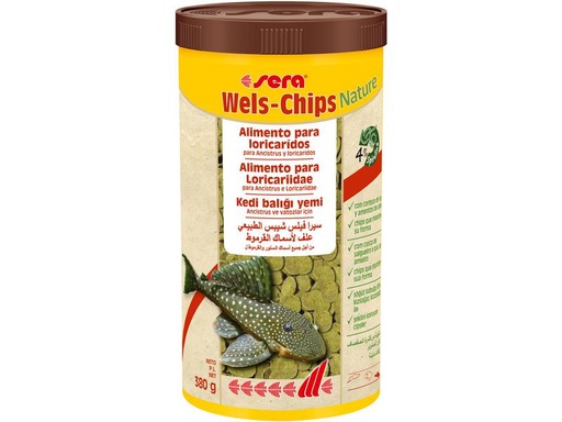 [90273556 1479198] sera Wels-Chips Nature, 1000 ml, 380g