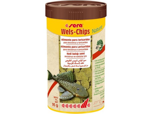 [90273559 1479200] sera Wels-Chips Nature, 250 ml, 95g