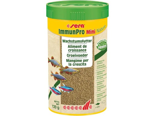 [90273576 1479079] sera Aufzuchtsfutter ImmunPro Mini Nature, 250 ml, 120g