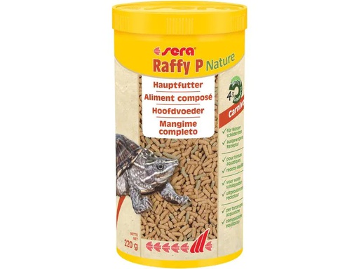 [90273581 1479222] sera Hauptfutter Raffy P Nature, 1000 ml, 220g