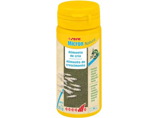 [90273591 1479158] sera Aufzuchtsfutter Micron Nature, 50 ml, 25 g