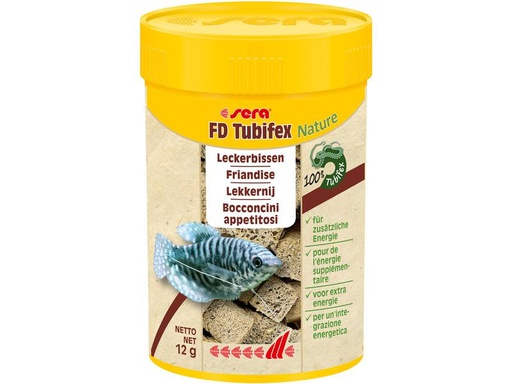 [90273638 1479102] sera Leckerbissen FD Tubifex Nature, 100 ml, 12g