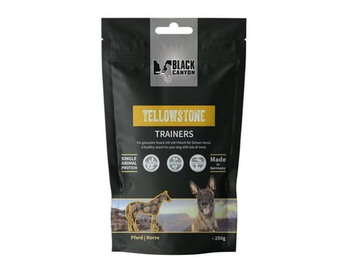 [90273658 1495365] Black Canyon Snack Trainers Yellowstone Pferd, 250 g