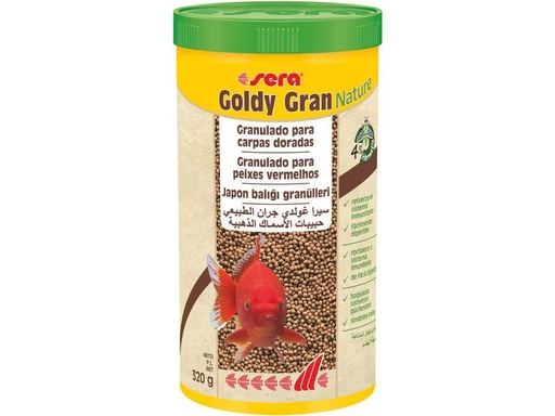 [90273665 1479117] sera Basisfutter Goldy Gran Nature, 1000 ml, 320g