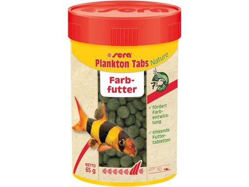 [90273701 1479166] sera Plankton Tabs Nature, 100 ml, 65g