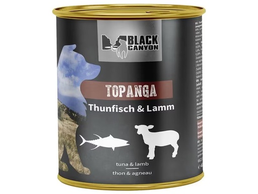 [90273753 1495354] Black Canyon Nassfutter Adult Topanga Thunfisch &amp; Lamm, 820 g