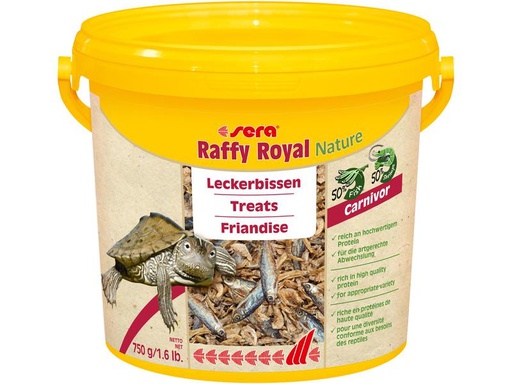 [90273773 1479235] sera Leckerbissen Raffy Royal Nature, 3800 ml, 750g