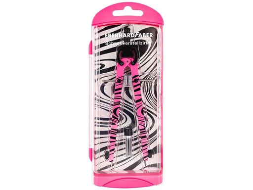 [90046823 1102031] Eberhard Faber Schnellverstellzirkel Ø 39 cm, Neon Pink