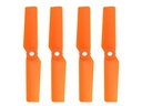 OMPHobby Heckrotorblätter Orange 4 Stück M1 Evo