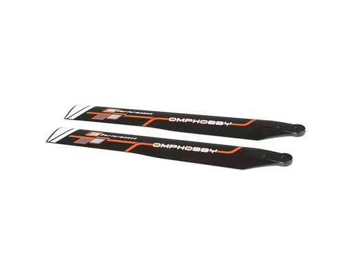 [90274053 1490680] OMPHobby Hauptrotorblätter Orange M1 Evo