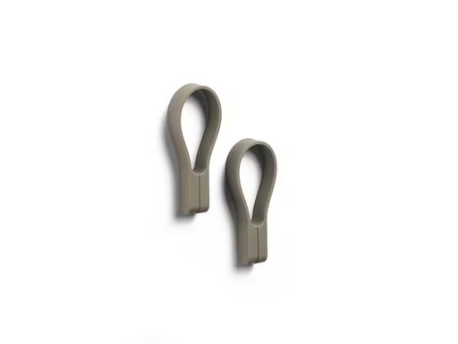 [90274121 1506254] Zone Denmark Handtuchhalter Loop 2 Stück, Taupe
