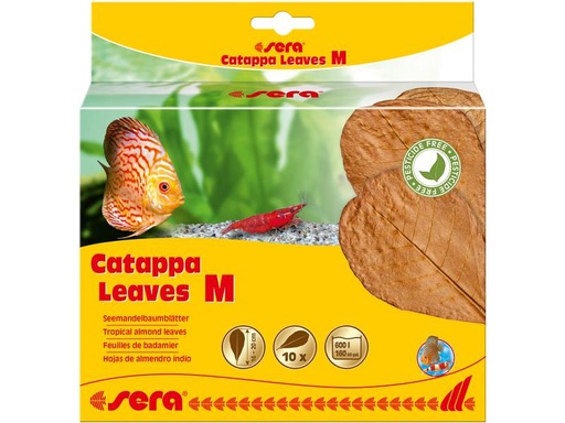 [90274163 1479093] sera Wasseraufbereiter Catappa Leaves M, 10 Stück