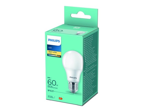 [90274262 1467203] Philips Lampe LED 60W E27 A60 WW FR ND 1PF/6 DISC Warmweiss