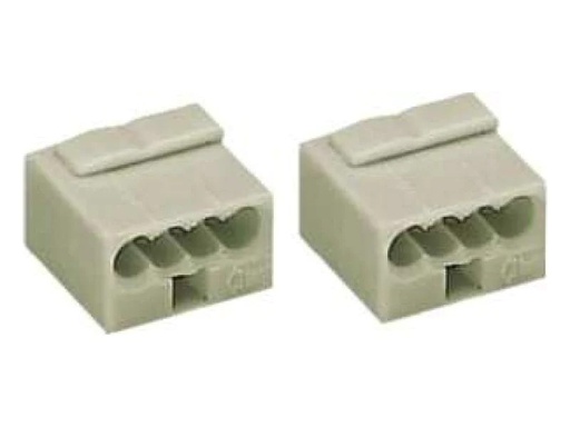 [90046894 414974] WAGO Steckklemme Micro-Wago 4-fach, 100 Stück