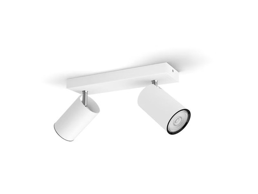 [90274327 1467143] Philips Aufbauspot MyLiving Kosipo, 2 x 5.5W, GU10, Weiss