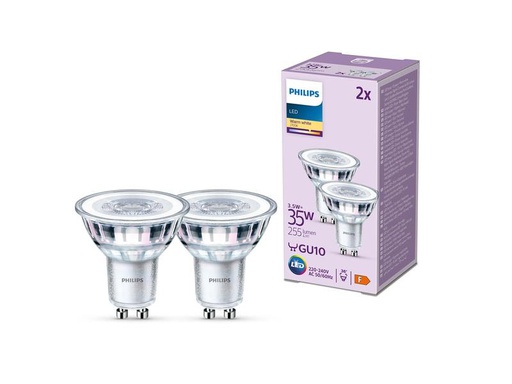 [90274375 1467189] Philips Lampe LEDClassic 35W GU10 WW 36D ND 2CT/6 EC Warmweiss