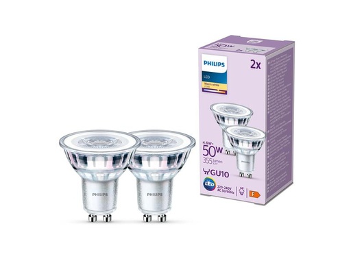 [90274379 1467195] Philips Lampe LEDClassic 50W GU10 WW 36D ND 2CT/8 EC Warmweiss