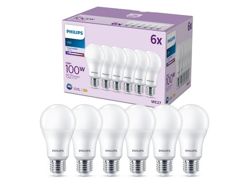 [90274414 1467166] Philips Lampe LED 100W A67 E27 CW FR ND 6CT/6 Neutralweiss