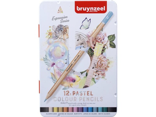 [90274423 1502488] Bruynzeel Farbstifte Pastel 12 Stück