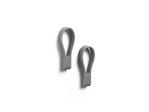 [90274481 1506250] Zone Denmark Handtuchhalter Loop 2 Stück, Grau