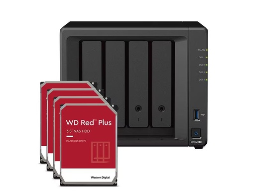 [90274493 1510043] Synology NAS Diskstation DS923+ 4-bay WD Red Plus 8 TB