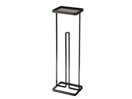 [90274504 1500782] Yamazaki Toilettenpapierhalter Tower Schwarz