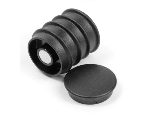 [90046925 279338] supermagnete Haftmagnet 32,6 x 9 mm rund Schwarz
