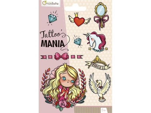 [90274709 1500882] Avenue Mandarine Tattoo Set Tattoo Mania Prinzessin