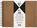 Clairefontaine Fotoalbum DIY 27 x 20 cm, Blanko, Braun