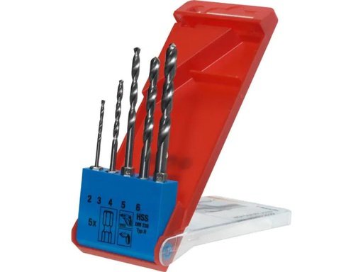 [90046947 492133] kwb Bohrer-Set HSS 2-6 mm 5-teilig