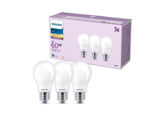 [90274826 1467167] Philips Lampe LEDClassic 60W A60 E27 WW FRND 3CT/4 EC Warmweiss