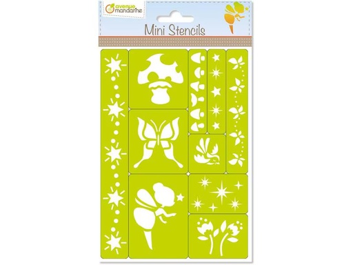 [90274829 1500875] Avenue Mandarine Schablone Mini 15.4 x 25.7 cm, Feen
