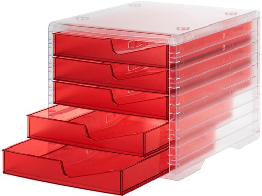 [90274870 1484651] Styro Schubladenbox Styroswingbox light Cranberry